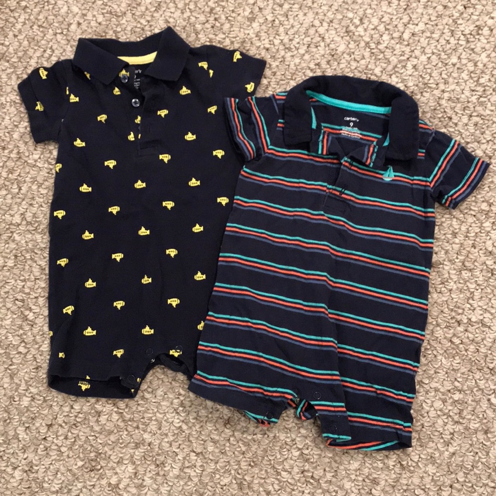 Bundle of 2 Carter’s Rompers